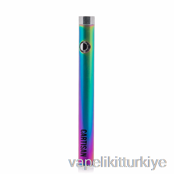 Vape Likit Cartisan Ince Düğme 280 510 Pil Gökkuşağı